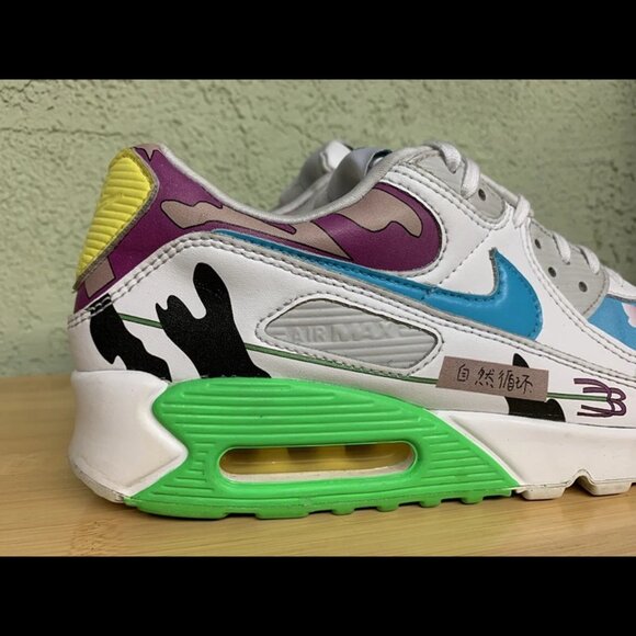 RARE ? Nike Air Max 90‎ Flyleather Ruohan Wang Size 9 Mens CZ3992-900 main image 9